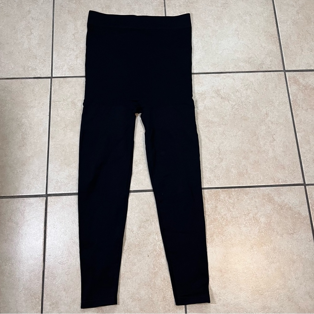 BLANQI EVERYDAY legging maternity belly support expandable panel black L